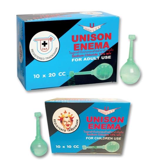 Unison Enema Dosage & Drug Information MIMS Thailand